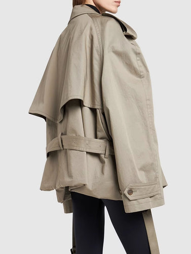 Drune | Trenchjacke - Polyester-Mischung - Modern und Vielseitig