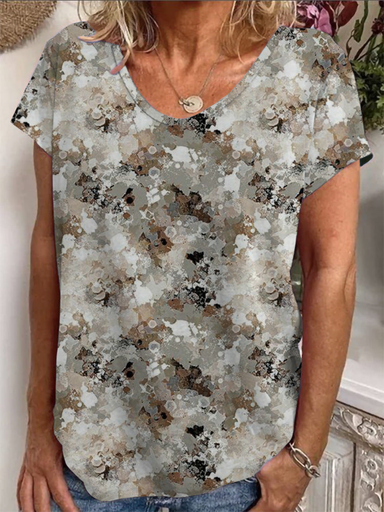 Damen T-Shirt mit einzigartigem Mandala-Design Drune