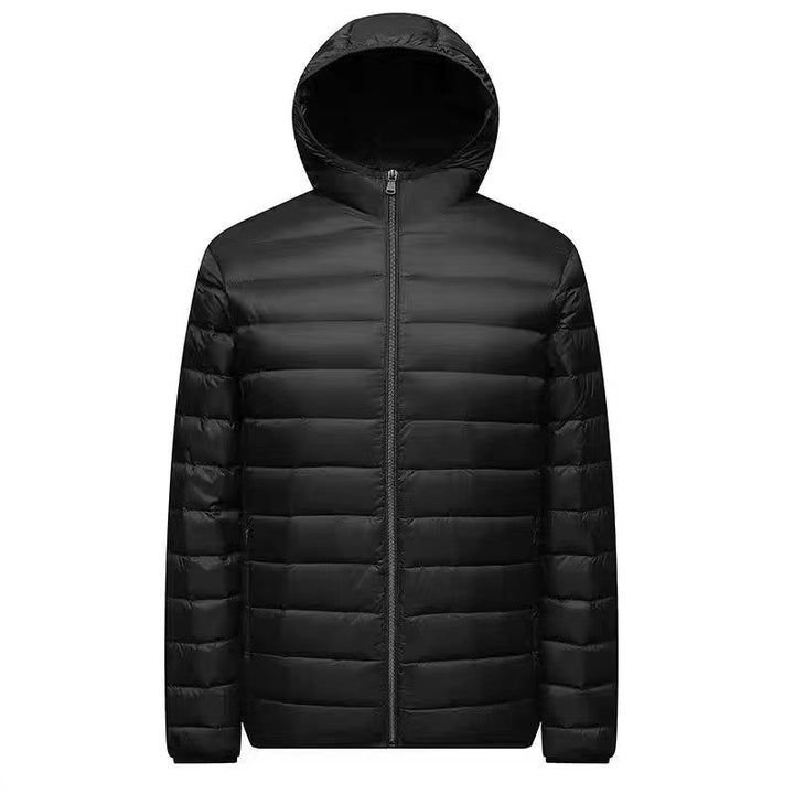 Herren nan ultraleichte Packbare Microsteppjacke mit Stehkragen, wattierter Isolierung und windabweisender Hülle Drune