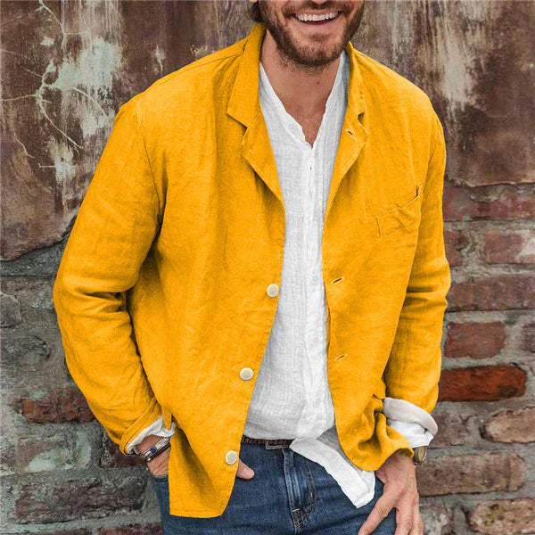Drune | Jacke Aus Baumwolle und Leinen