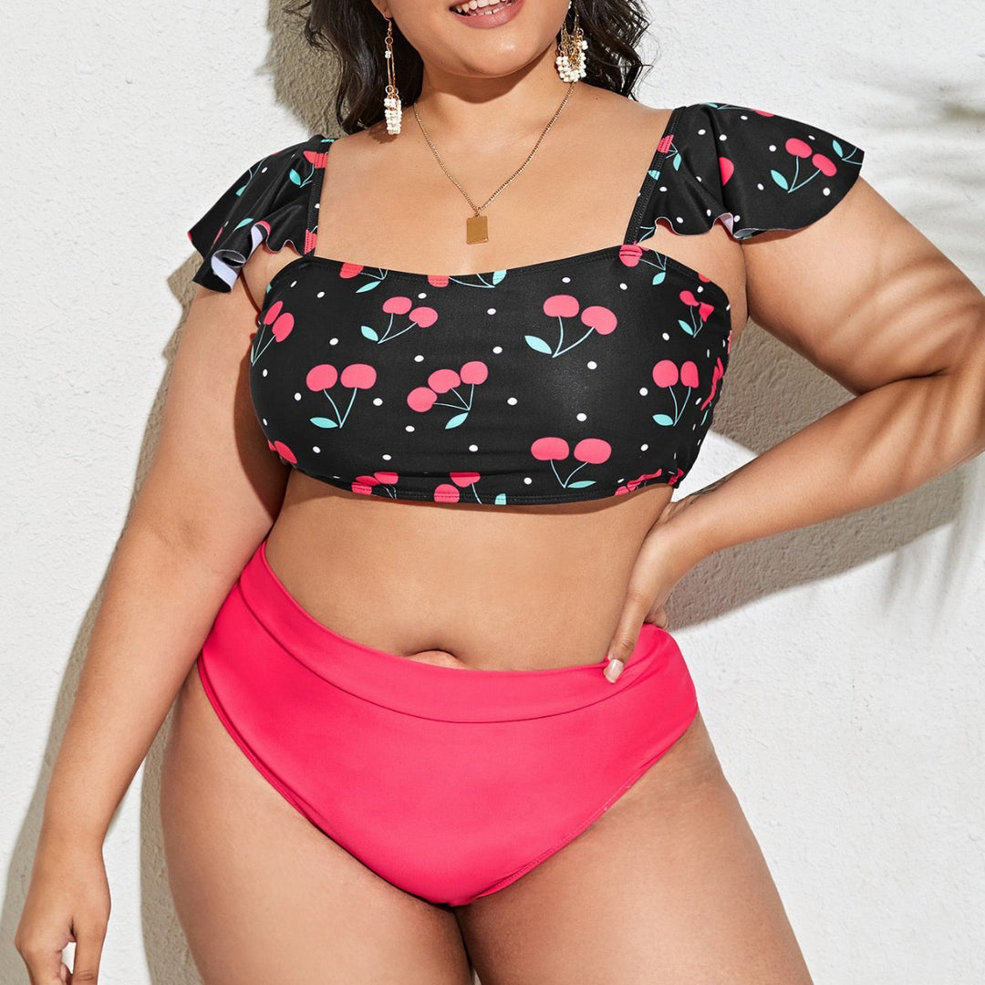Damen Tankini-Set mit voluminösen Rüschendetails und hochwertigem Schnitt Drune