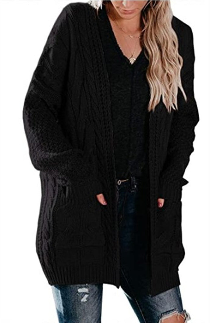 Damen Grobstrick Cardigan Drune