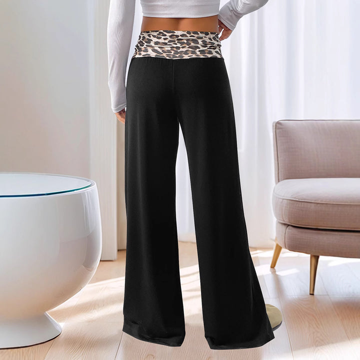Damen Elegante und bequeme Freizeithose mit modischem Bund Drune