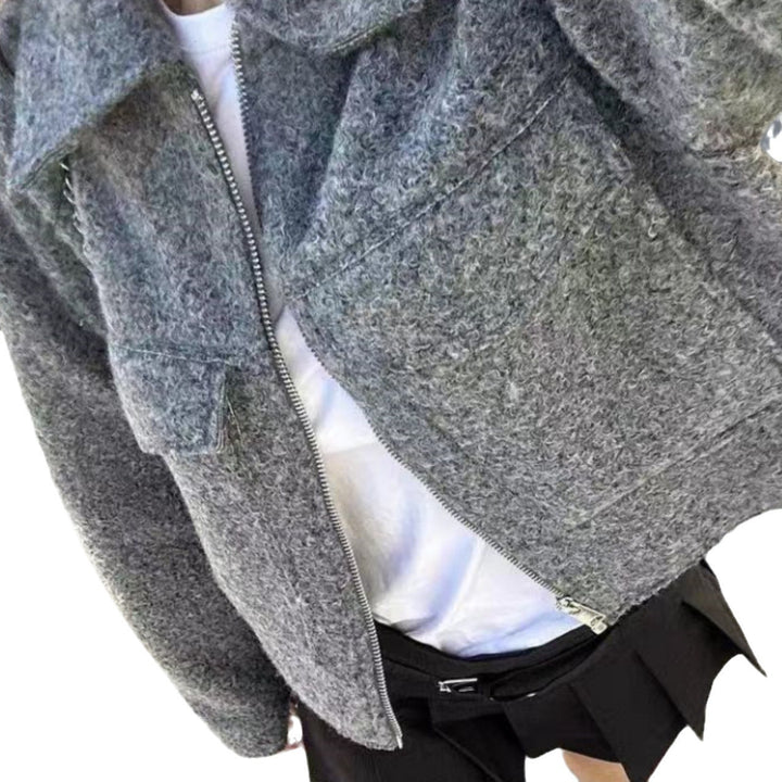 Damen Modische Jacke aus hochwertigem Material mit strukturiertem Schnitt Drune