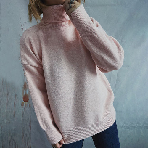 Drune | Weicher Pullover Aus Einfarbigem Strick