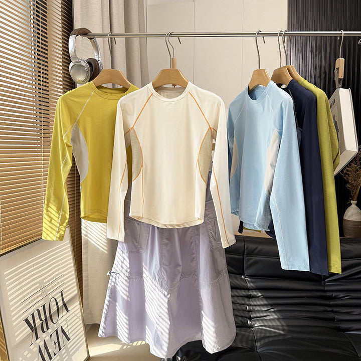 Damen sportliches Langarmshirt mit innovativem Belüftungssystem Drune