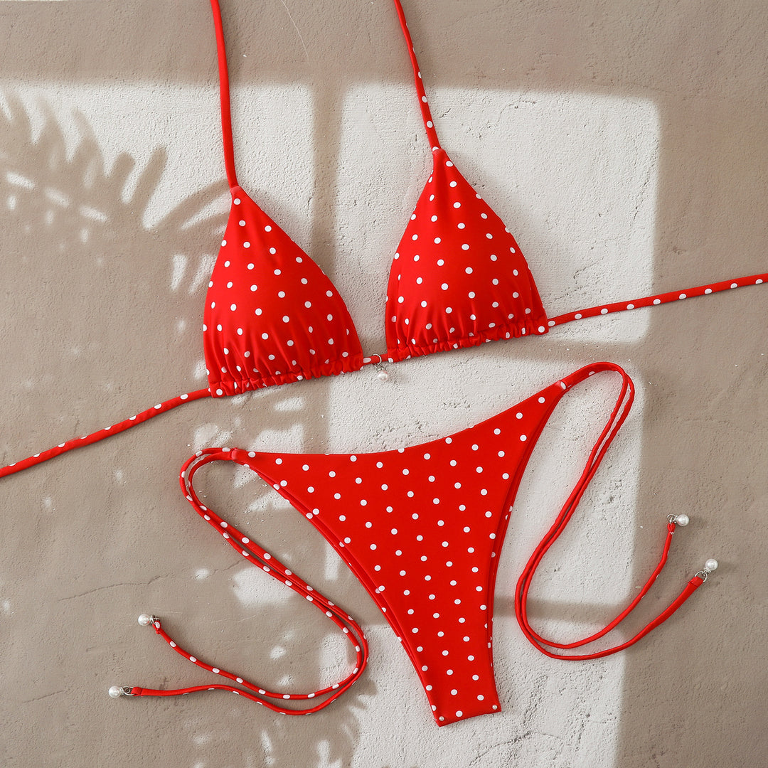 Damen Bikini mit verstellbarem Träger Drune