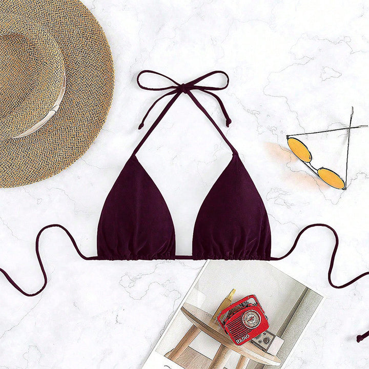 Damen Triangel-Bikini mit verstellbaren Trägern und elegantem Design Drune