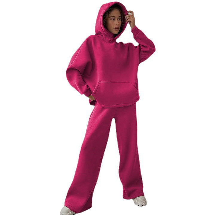 Damen lässiger Hoodie- und Jogginghosen-Look Drune