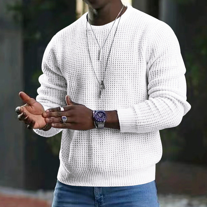 Herren stilvoller Strickpullover mit strukturiertem Design Drune