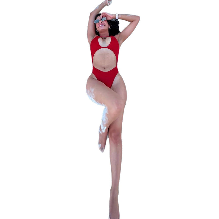 Damen Einteiler Badeanzug mit einzigartigem Cut-Out-Design Drune