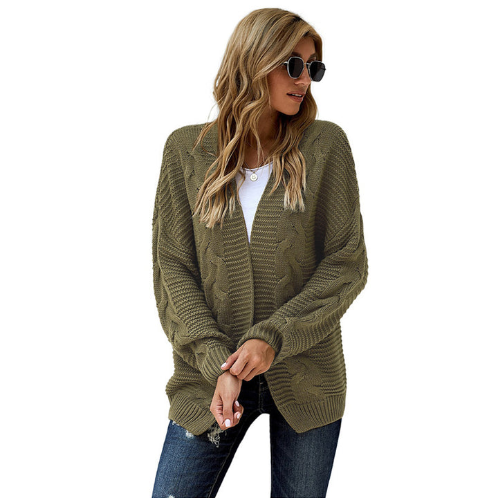 Damen Strickjacke mit zeitlosem Zopfmuster Drune