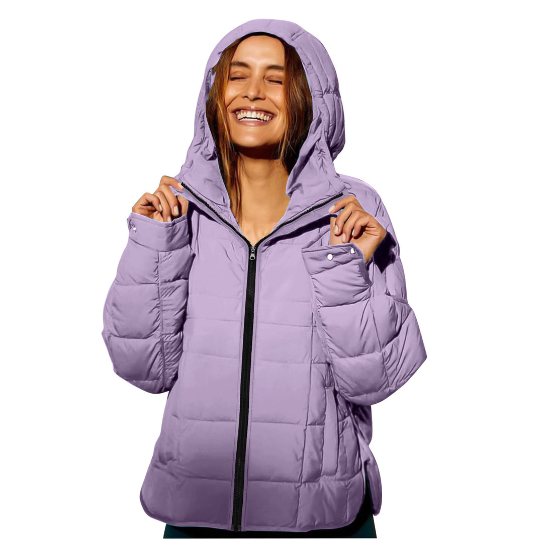 Damen Winterjacke mit abnehmbarer Kapuze und wasserabweisender Beschichtung Drune