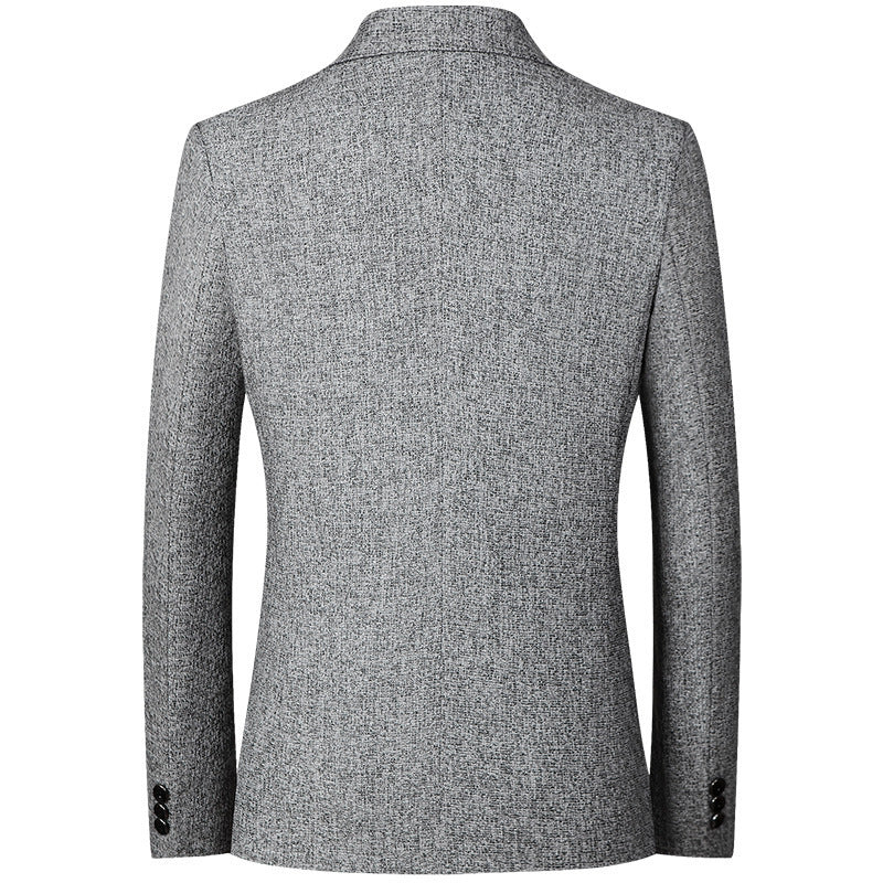 Herren moderner und eleganter Blazer aus Strukturstoff Drune