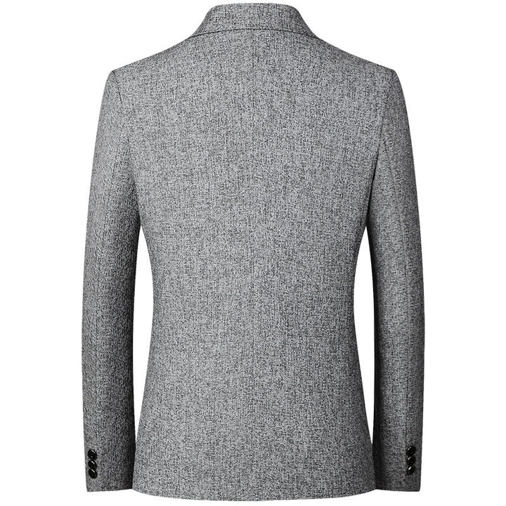 Herren moderner und eleganter Blazer aus Strukturstoff Drune