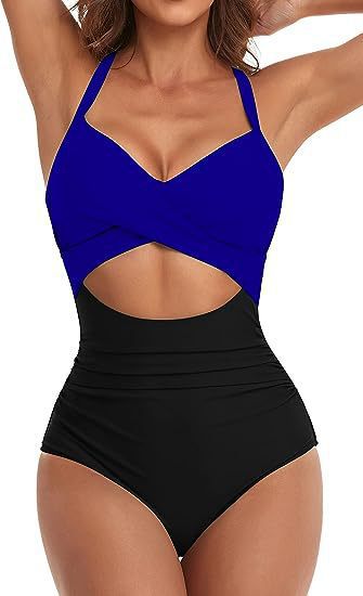 Damen Cut-Out Badeanzug Drune