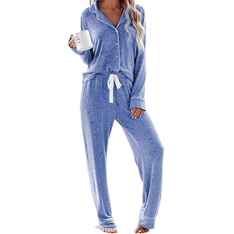 Damen Schlafanzug-Set aus weichem, atmungsaktivem Material Drune