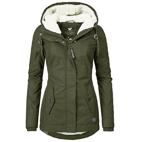 Drune | Parka Jacke - Warmes Sherpa-Futter - Wasserabweisend - Kältebeständiges Must-Have