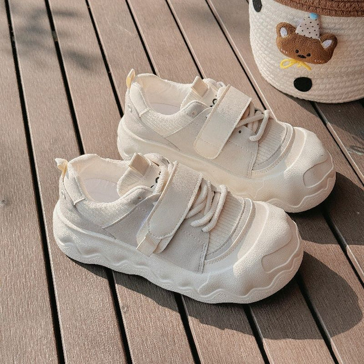 Damen Sneaker mit praktischen Klettverschlüssen und dämpfender Sohle Drune