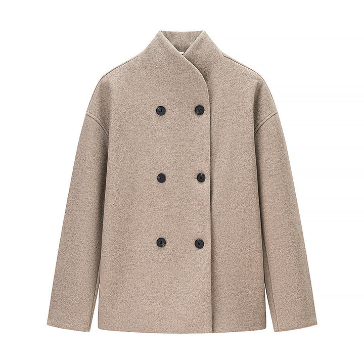 Damen elegante Doppelreiherjacke Drune