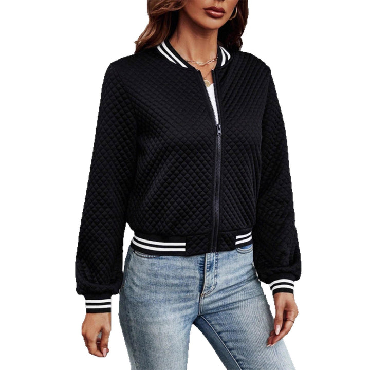 Damen Steppjacke im sportlichen Design mit kontrastierenden Ärmeln Drune