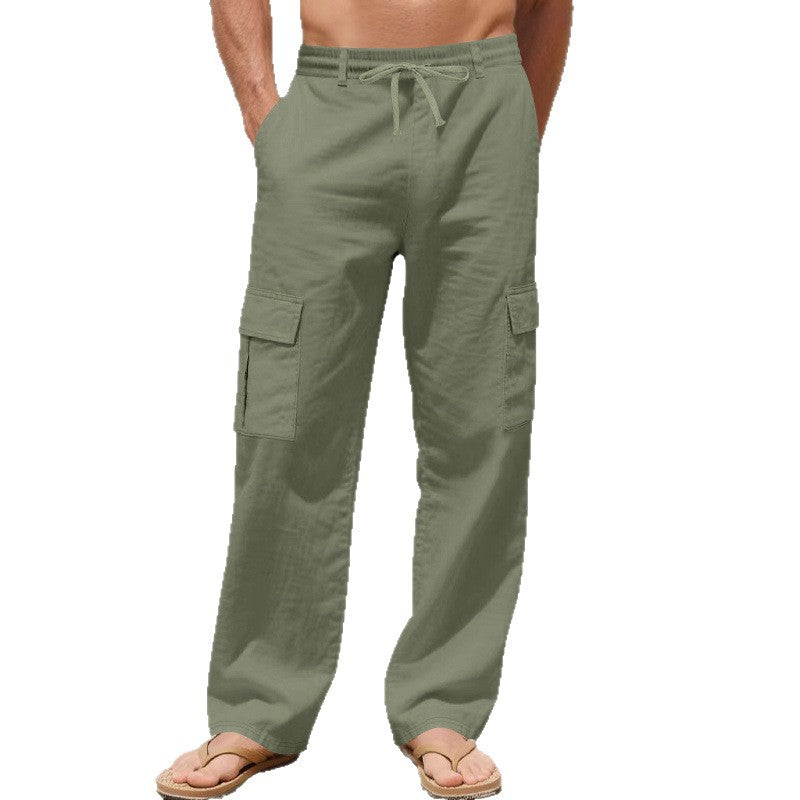 Herren Cargo-Hose mit leichtem, atmungsaktivem Stoff und vielseitigen Taschen Drune