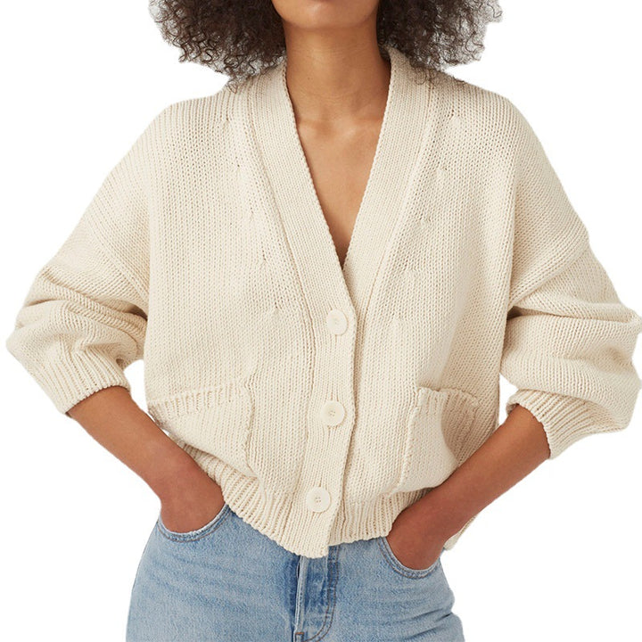Damen Strickjacke mit praktischen Taschen Drune
