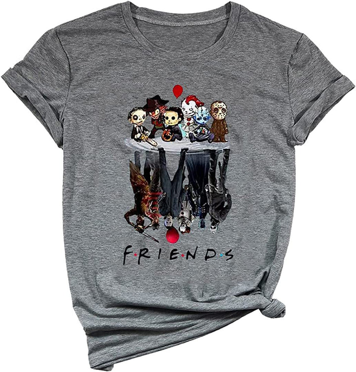 Herren Halloween-Themen Grafik T-Shirt Drune