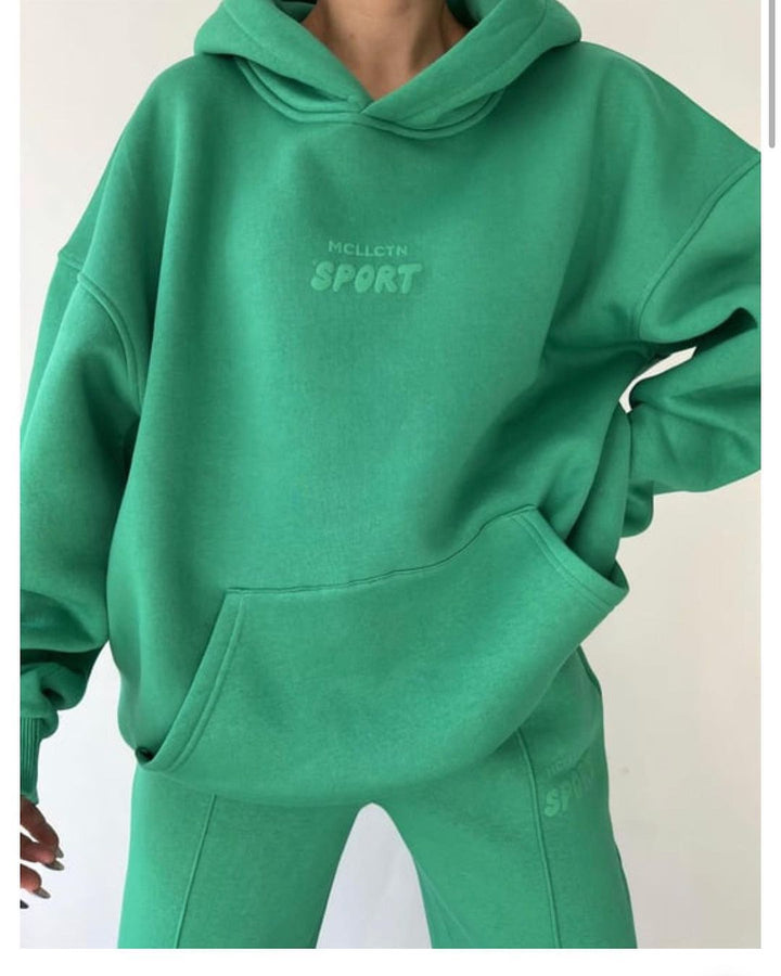 Damen Sportlicher Oversized Hoodie Drune