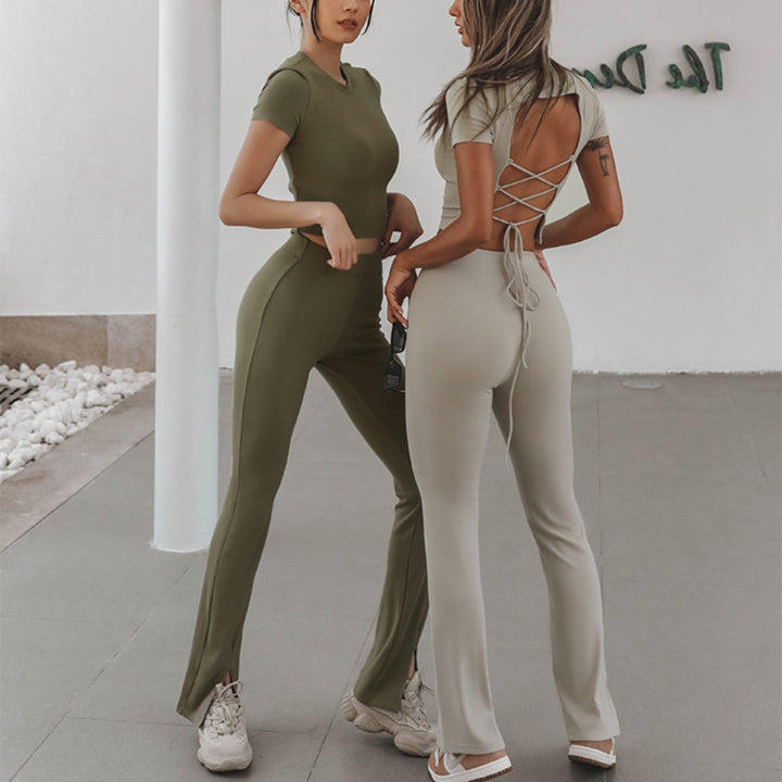 Damen Crop-Top mit sportlichem Schnitt Drune