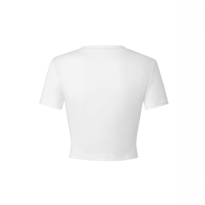 Damen Crop-T-Shirt mit inspirierendem Statement-Print Drune 1777452262