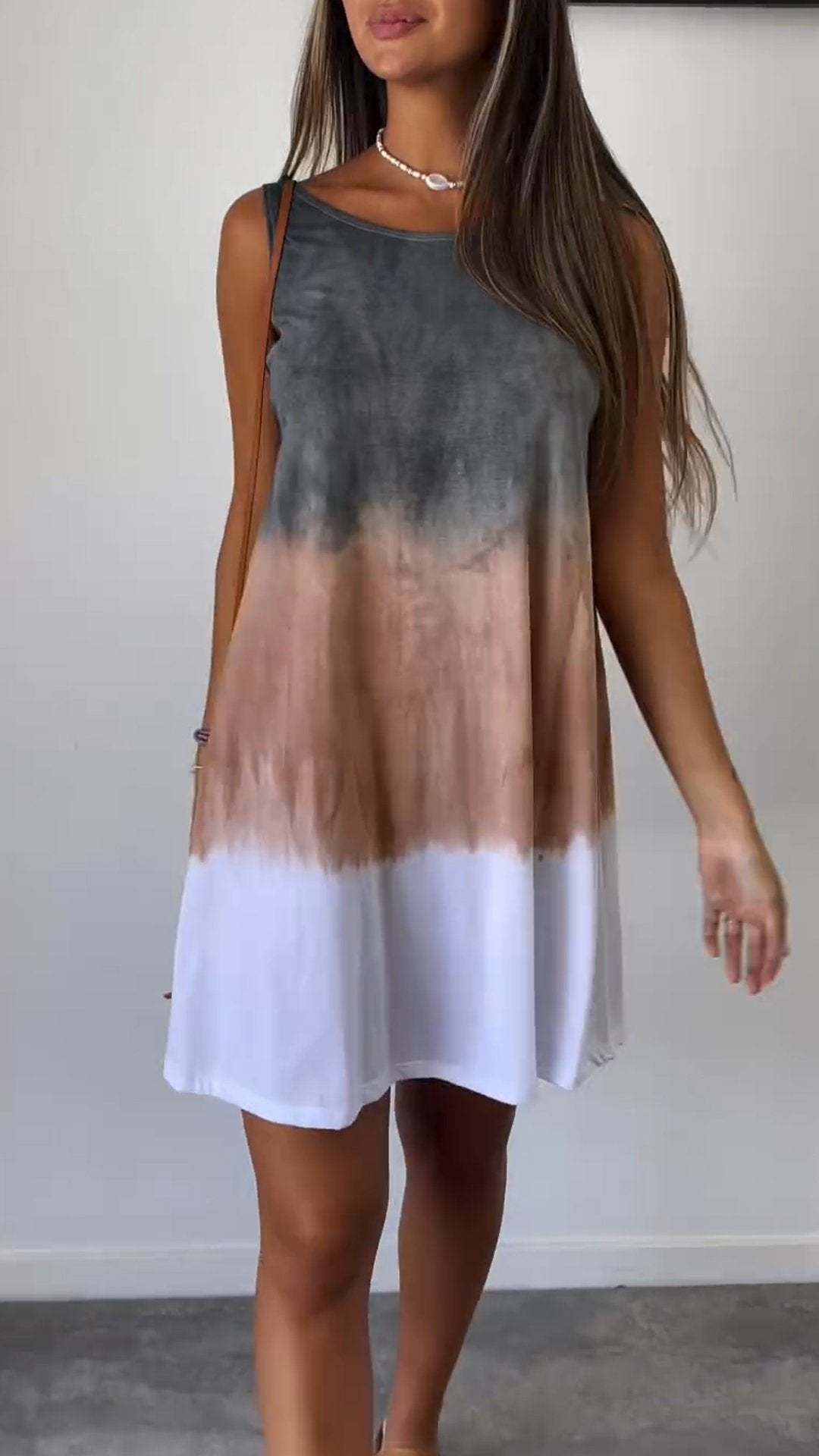 Damen ärmelloses Sommerkleid Drune