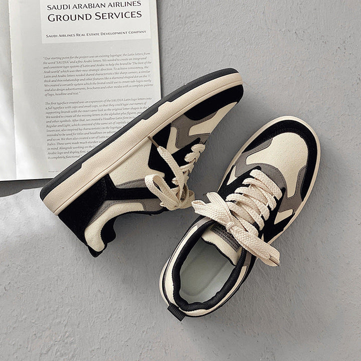Damen Sportliche Sneakers mit atmungsaktiven Einsätzen und stabiler Sohle Drune