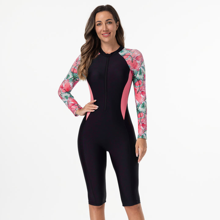 Damen Langarm Surfanzug mit UV-Schutz und stylishem Design Drune