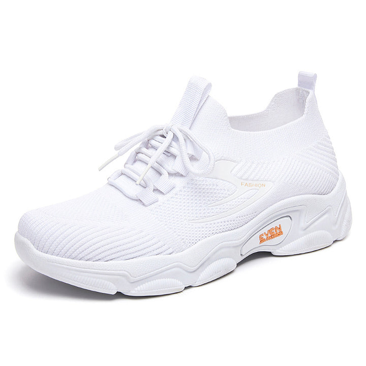 Damen nan minimalistischer Strick-Sockensneaker mit strukturiertem 3D-Obermaterial, anatomischem Memory-Fußbett und profiliertem EVA-Plateau Drune