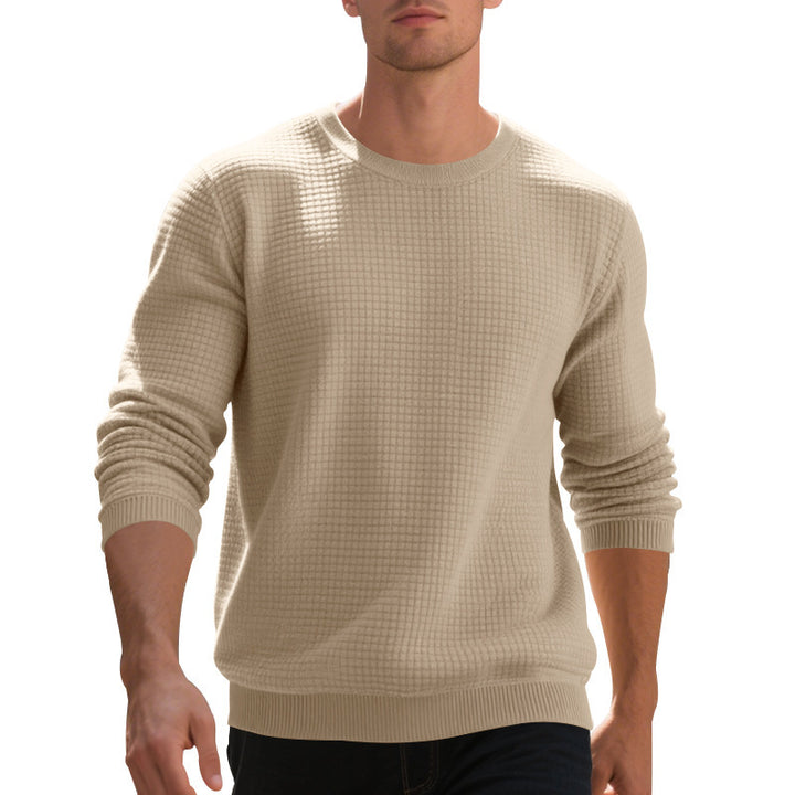 Herren Strickpullover mit strukturiertem Design und optimaler Passform Drune