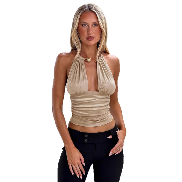 Damen Glamouröser Tanktop Drune