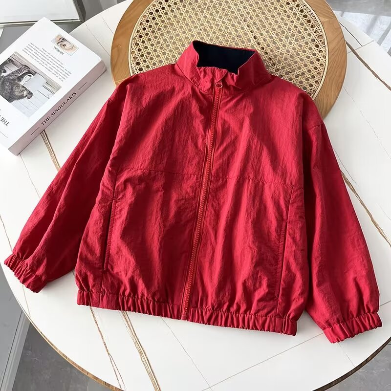 Damen leichte Übergangsjacke mit Stehkragen Drune