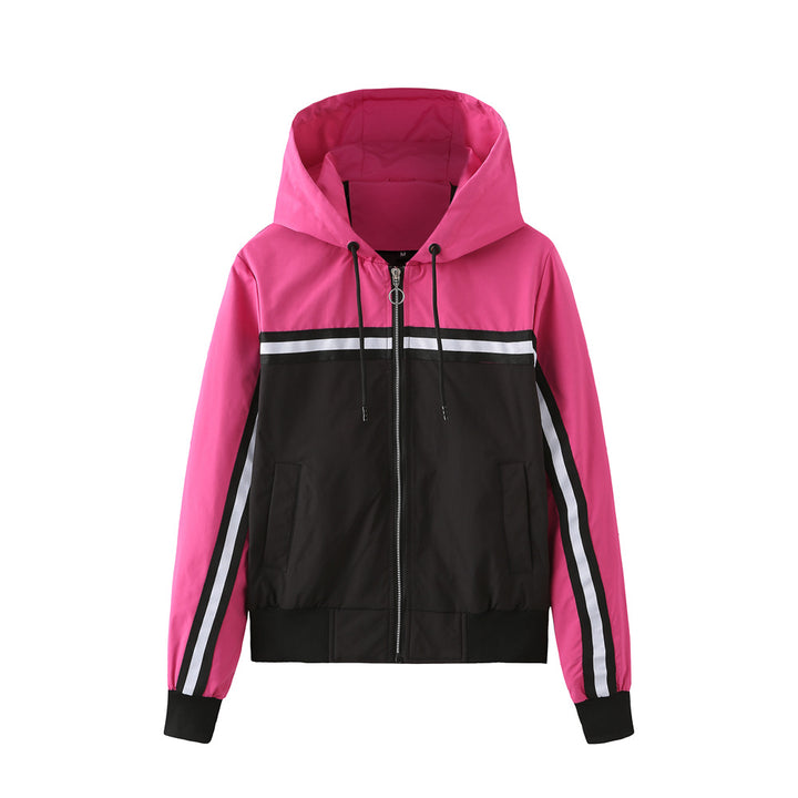 Damen sportliche Jacke mit modernen Streifenelementen Drune
