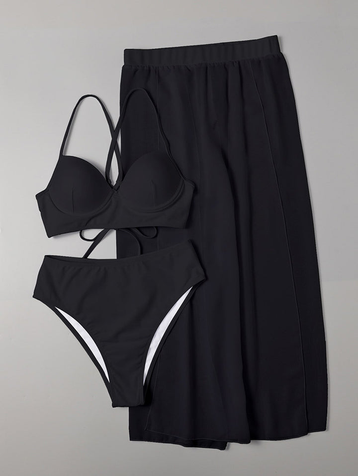 Damen Bikini-Set mit elegantem Wickelrock Drune