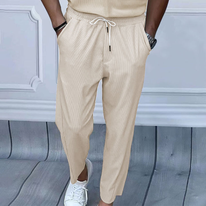 Herren Freizeithose mit elastischem Bund und praktischen Seitentaschen Drune