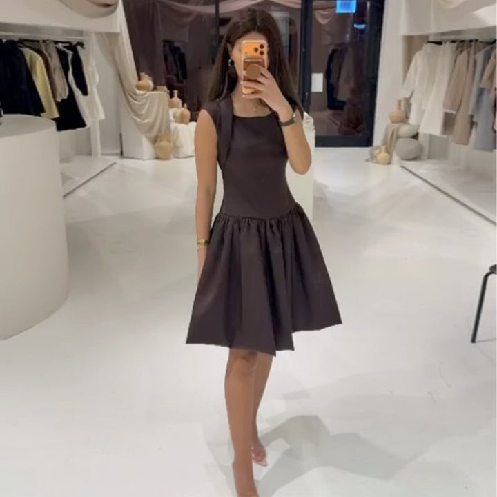 Damen Ballonkleid Drune