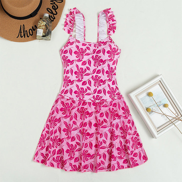 Damen Badekleid mit floralem Muster Drune