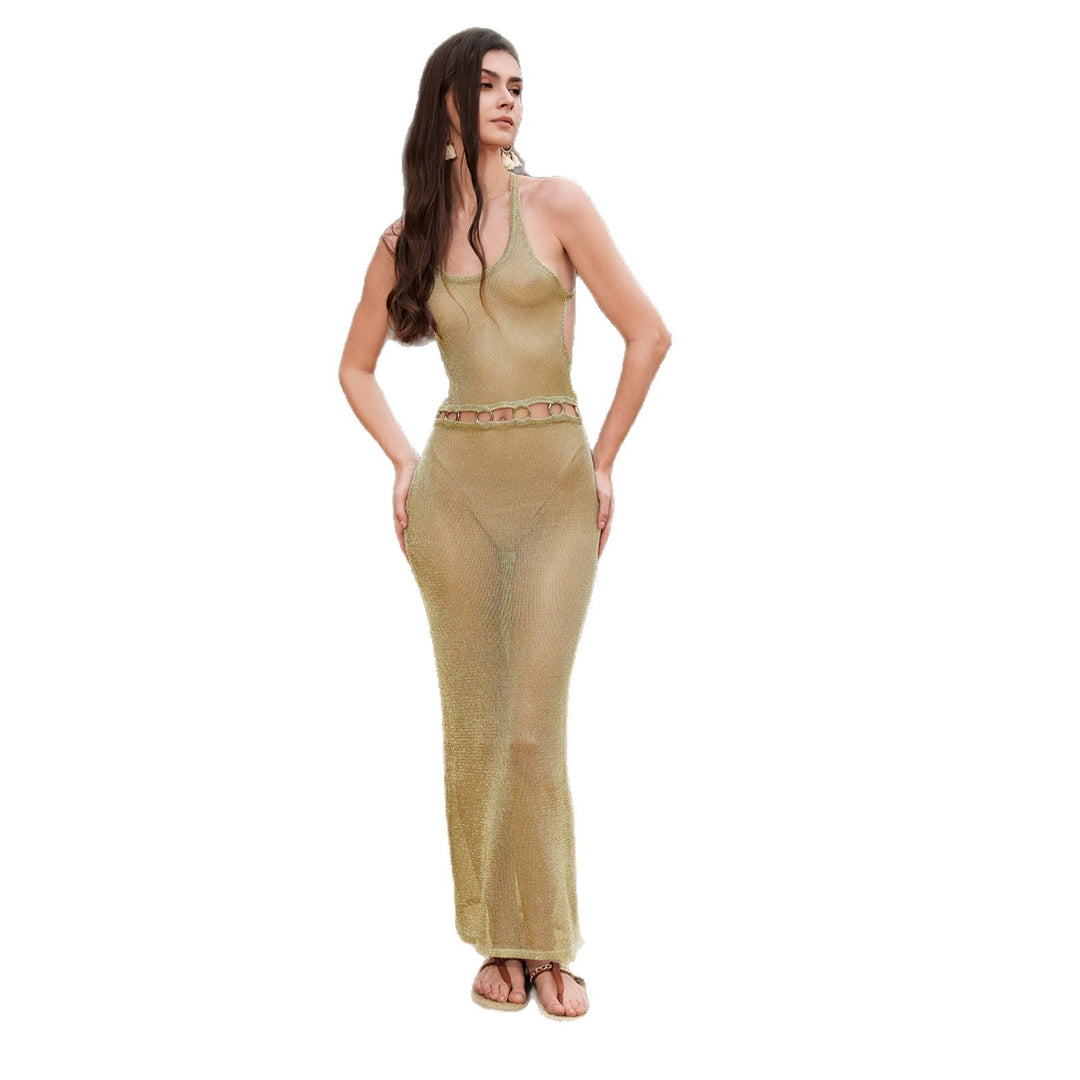 Damen Elegant gehäkeltes Minikleid Drune