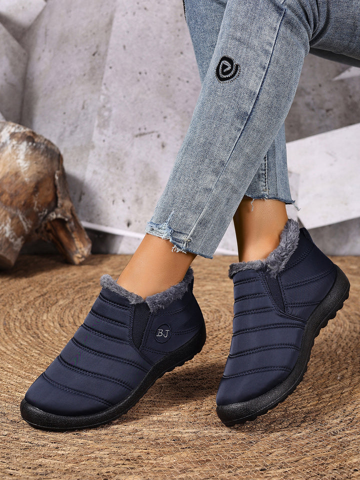 Damen Bequeme und warme Slipper mit kuscheligem Innenfutter Drune