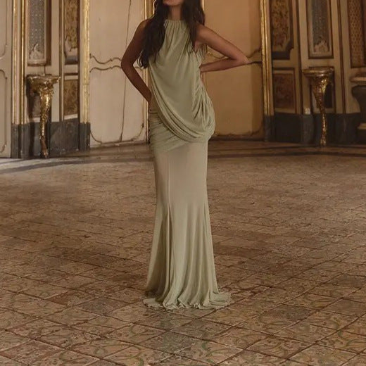 Damen Elegantes Wickelkleid Drune