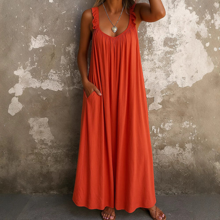 Damen Sommerliches Maxikleid Drune