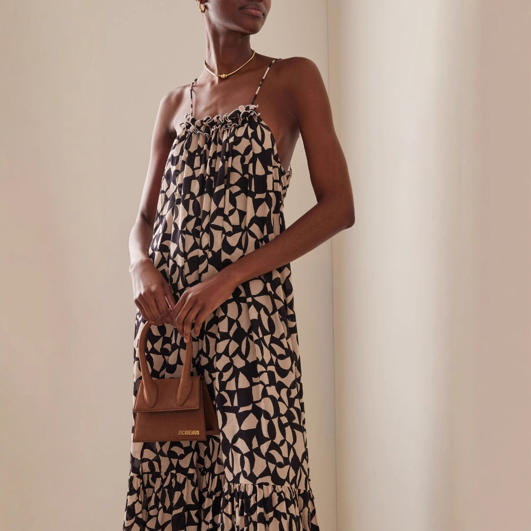 Damen Maxikleid Drune