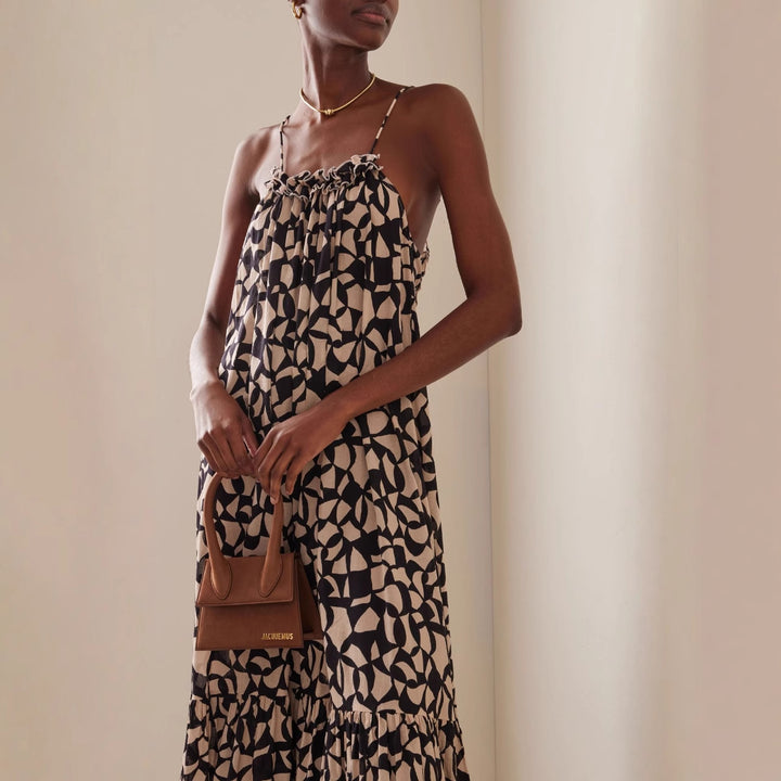 Damen Maxikleid Drune