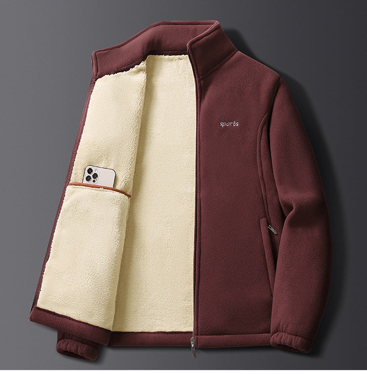 Herren Fleecejacke mit kuscheligem Innenfutter Drune
